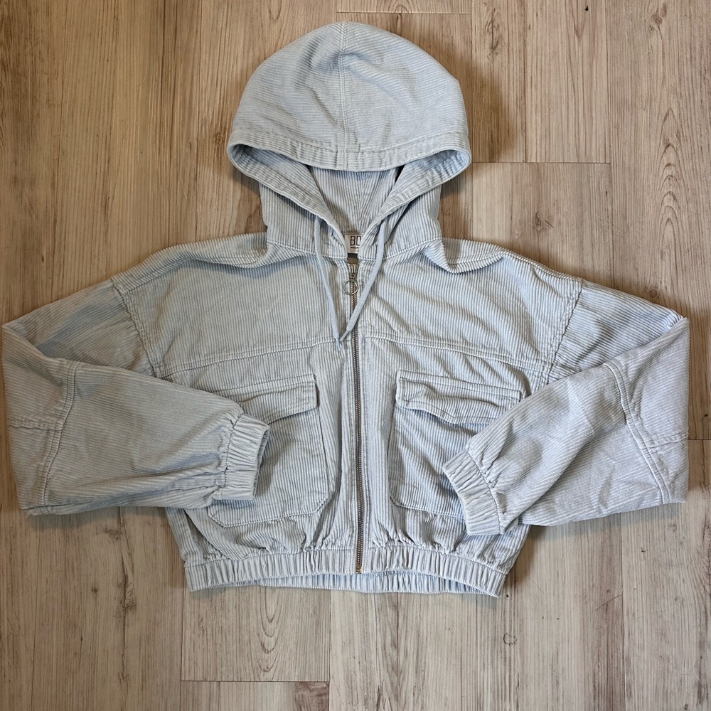 BDG Cotton Corduroy Patch Pocket Cropped Jacket size small